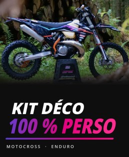 Kit déco motocross enduro 100 % perso MS.DESIGN