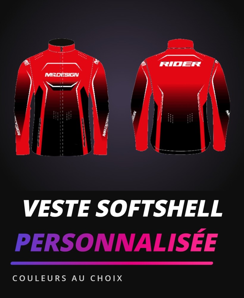 Veste softshell MS.DESIGN personnalisée