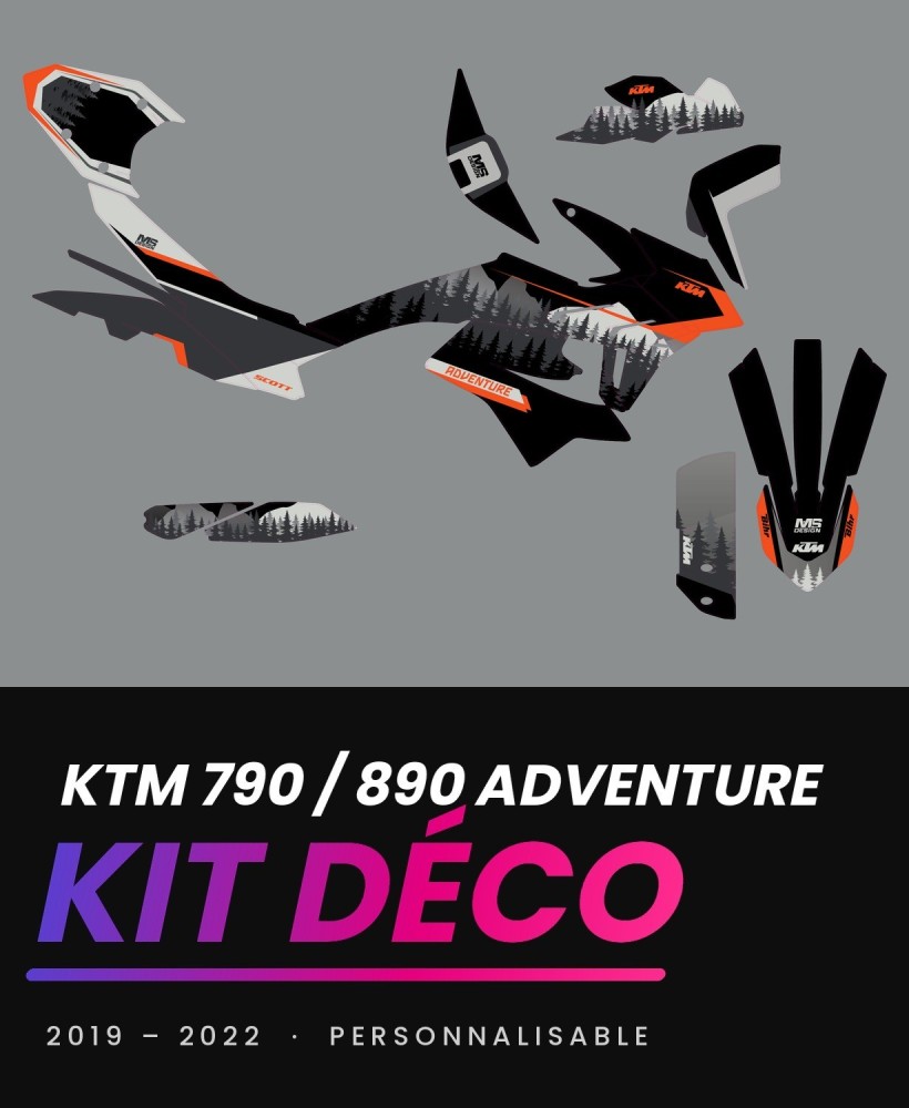 Kit déco KTM 790 890 Adventure MS.DESIGN