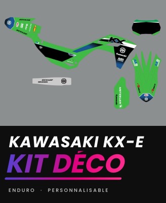 Kit déco Kawasaki KX-E enduro Factory Serie MS.DESIGN