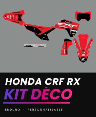 Kit déco Honda CRF RX enduro Racing Serie MS.DESIGN - gabarit 2025