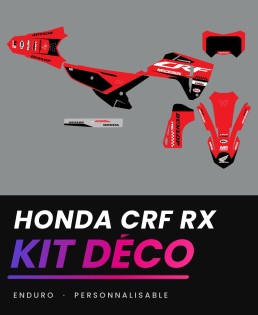 Kit déco Honda CRF RX enduro Racing Serie MS.DESIGN - gabarit 2025