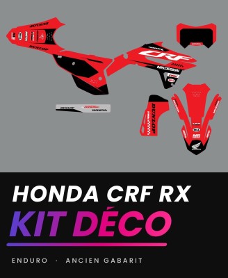 Kit déco Honda CRF RX enduro Racing Serie MS.DESIGN - gabarit 2023