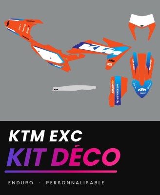 Kit déco KTM EXC enduro Layered Serie MS.DESIGN