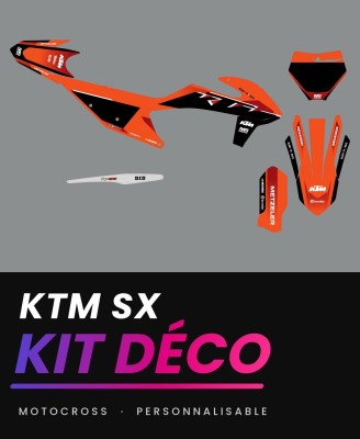 Kit déco KTM SX motocross Dark Red MS.DESIGN
