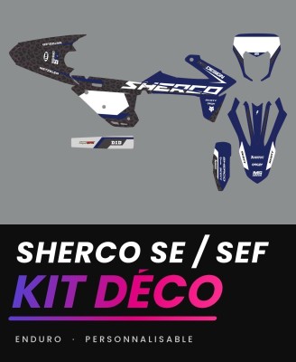 Kit déco Sherco SE SEF enduro Leopard MS.DESIGN