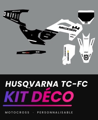 Kit déco Husqvarna TC FC motocross Basic MS.DESIGN