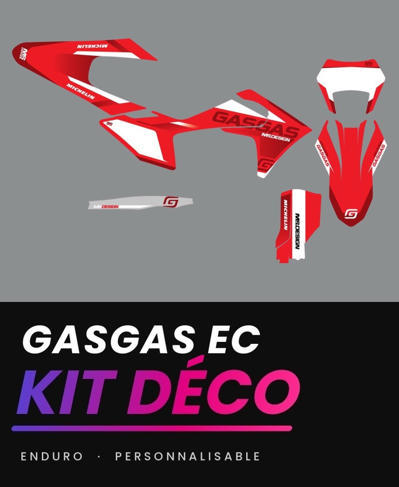Kit déco GASGAS EC enduro Layered Serie MS.DESIGN