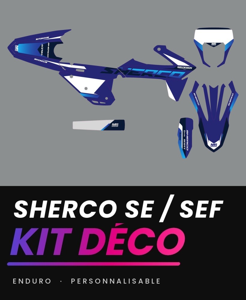 Kit déco Sherco SE SEF enduro Vision Serie MS.DESIGN