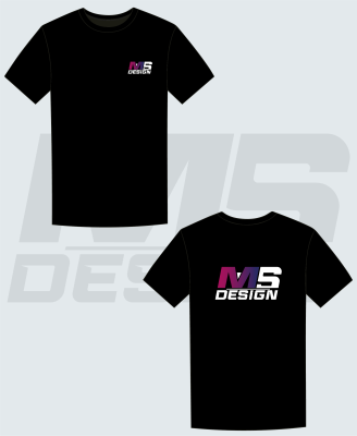 T-shirt Noir Ms.Design - Simplicité Intemporelle
