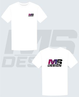 T-shirt Blanc Ms.Design - Simplicité et confort
