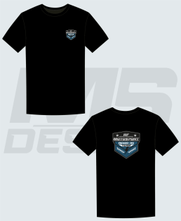 T-shirt Officiel Team RF Motorsport - Noir