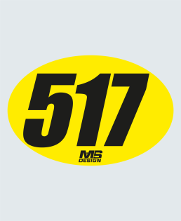 Kit de Numéro de Course Personnalisé – Rapide à Coller