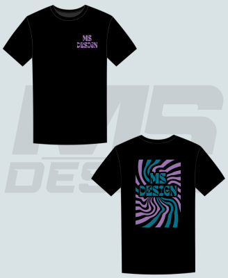T-shirt Col Rond Coton - Finition Peau de Pêche | Ms Design