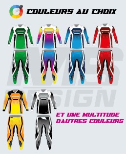 Tenue MX sur-mesure 100% perso - Maillot & Pantalon - MS DESIGN