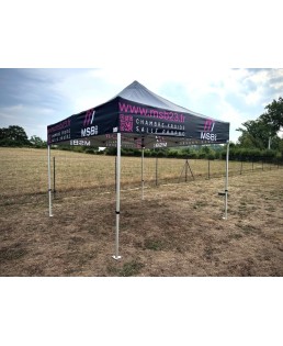 Tonnelle aluminium 3 x 3 m personnalisée | MS.DESIGN