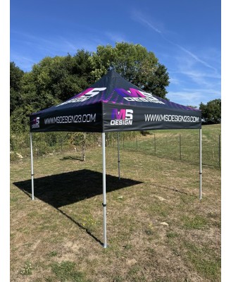 Tonnelle aluminium 3 x 4,5 m personnalisée | MS.DESIGN
