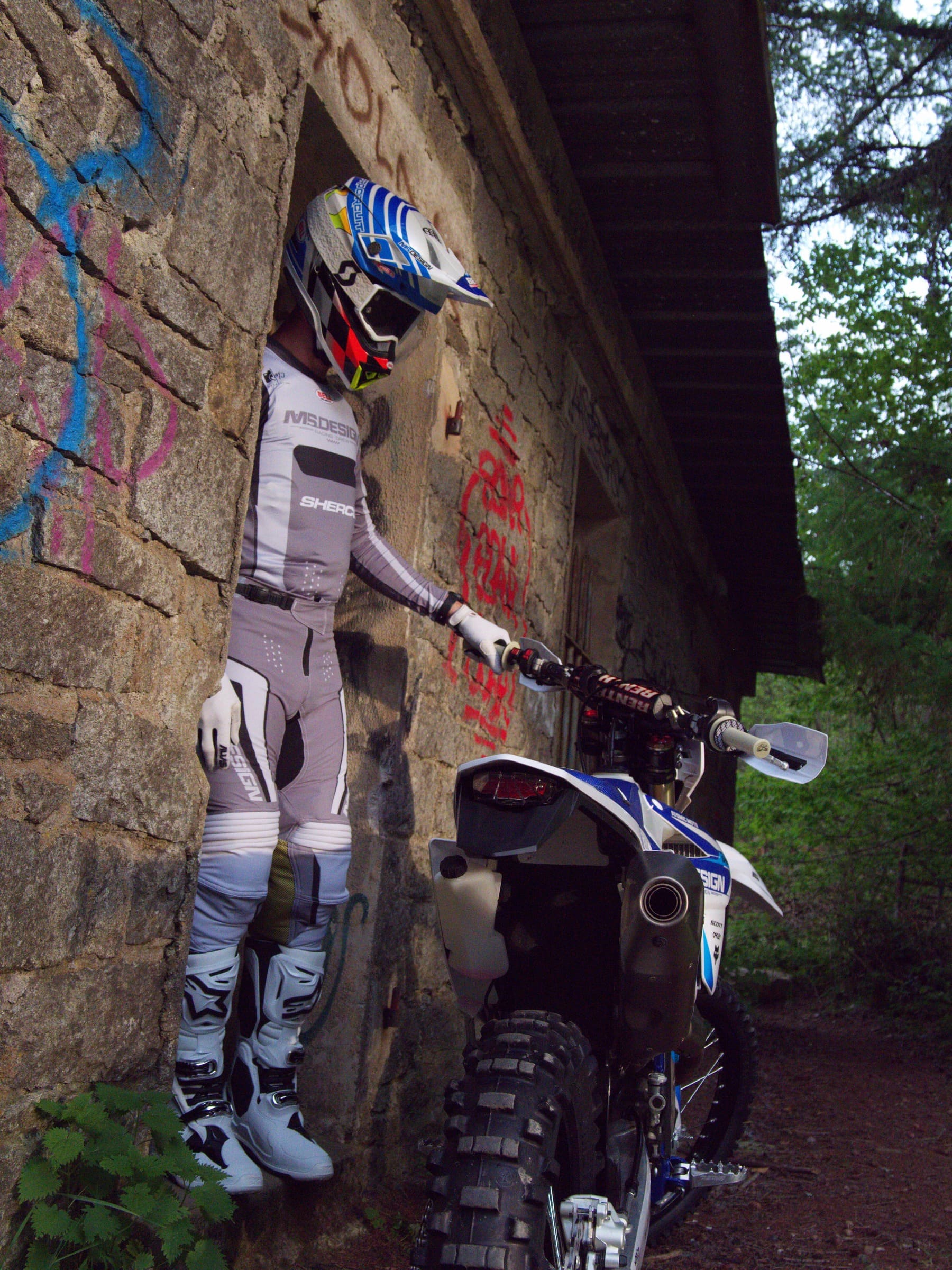Pilote et moto